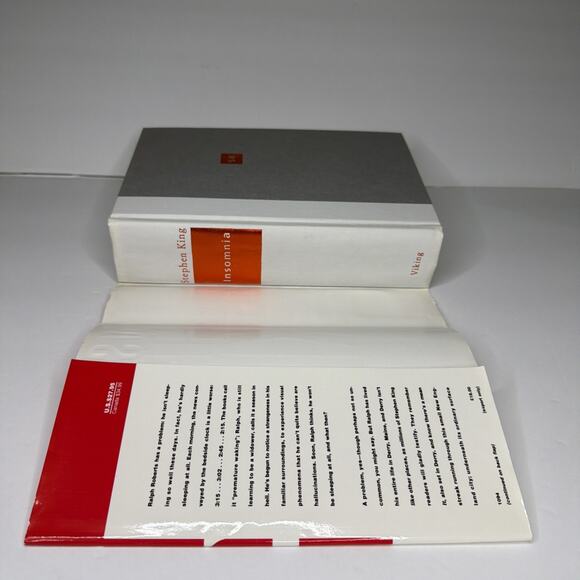 Insomnia Stephen King 1994 Hardcover First Edition Dust Jacket Horror Gift - Picture 4 of 6